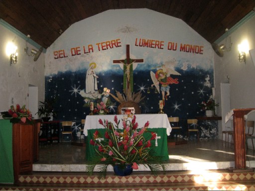 Chœur de l'église de Terre-de-Haut : artiste inconnu (Photo R. Joyeux) 