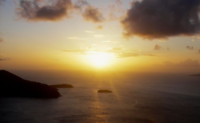 coucher soleil chameau