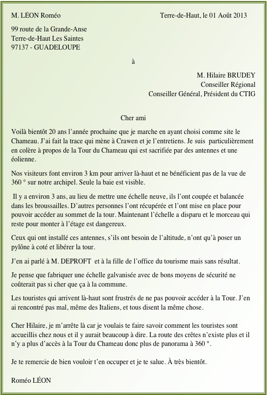 Lettre Rom