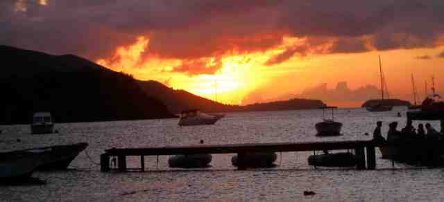 Crépuscule au Plan d'eau