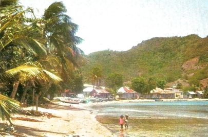 Rivage de Petite Anse avant son comblement