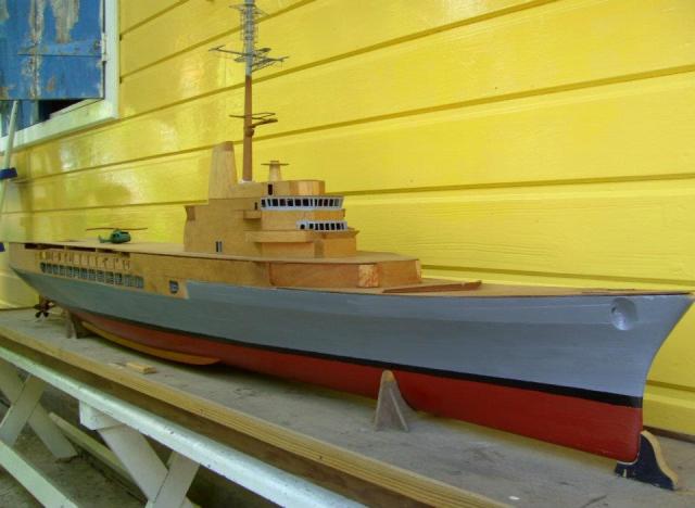 Maquette du PH Jeanne d'Arc en construction de Roméo Léon