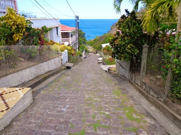 Route menant à la baie de Petites Anses
