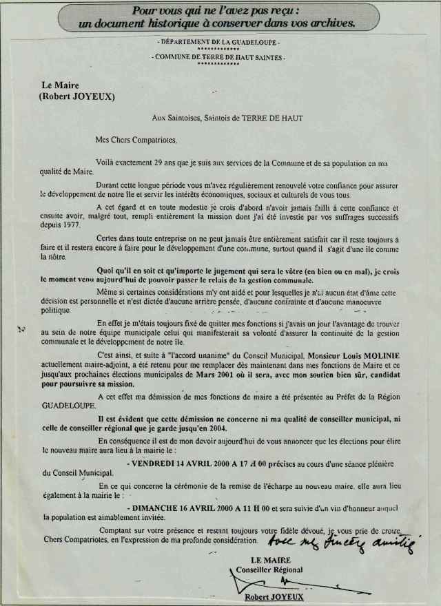 Démisssion Robert Joyeux ret 2