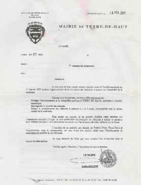 Arrêté municipal 2