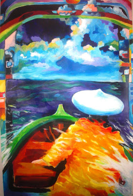 Boat : tableau d'Alain Joyeux