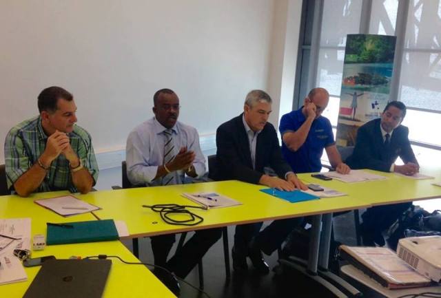 Capture d'écran RFO Guadeloupe- Le nouveau délégué au CTIG à coté du Président Ary Chalus